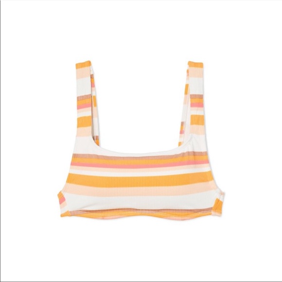 NEW XHILARATION | Ribbed Bralette Bikini Top - Picture 2 of 11